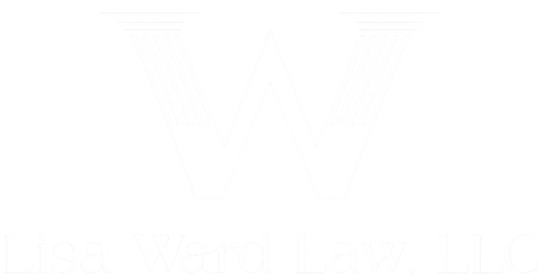 Lisa Ward Law logo white